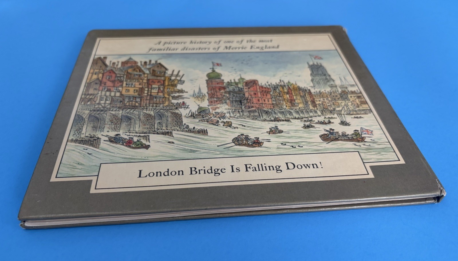 London Bridge Is Falling Down The Mother Goose Library 1975 HC Book
