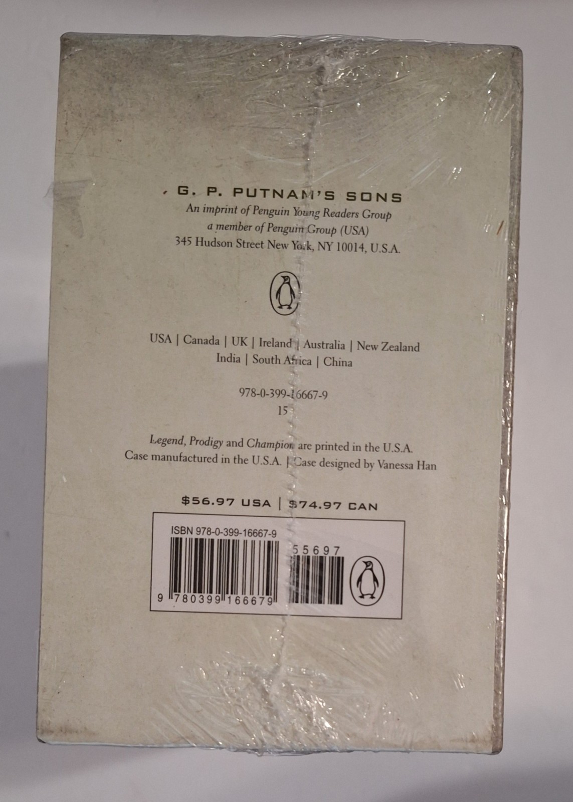 The Legend Trilogy Boxed Set Hardcover Legend/Prodigy/Champion by Marie Lu New