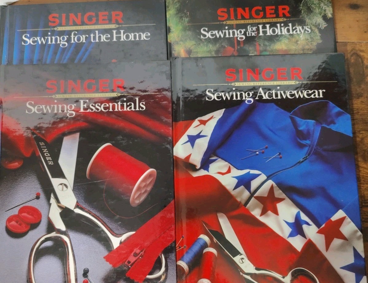 Huge Lot 25 Singer Sewing Reference Library Hardcover