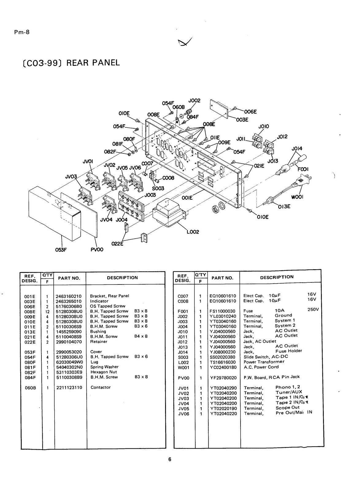 MARANTZ PM-8 Amplifier ST-8 Tuner Service Manual – BOUND – COVERS – XL FOLDOUTS