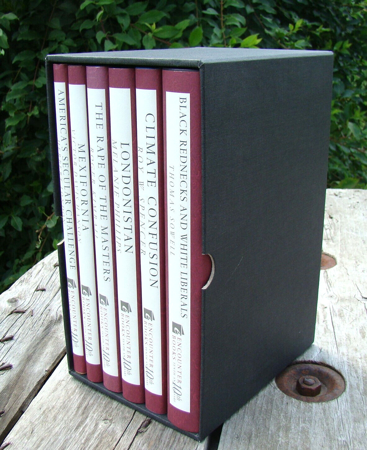 Encounter Books Tenth Anniv Box Set ~6 HC 2010~ Climate Immigration Race Woke