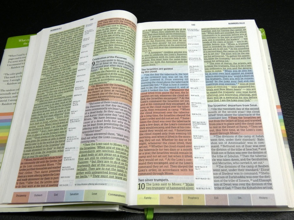 NIV RAINBOW Study Bible, Jacketed Hardcover by Holman Bible Publishers 2015
