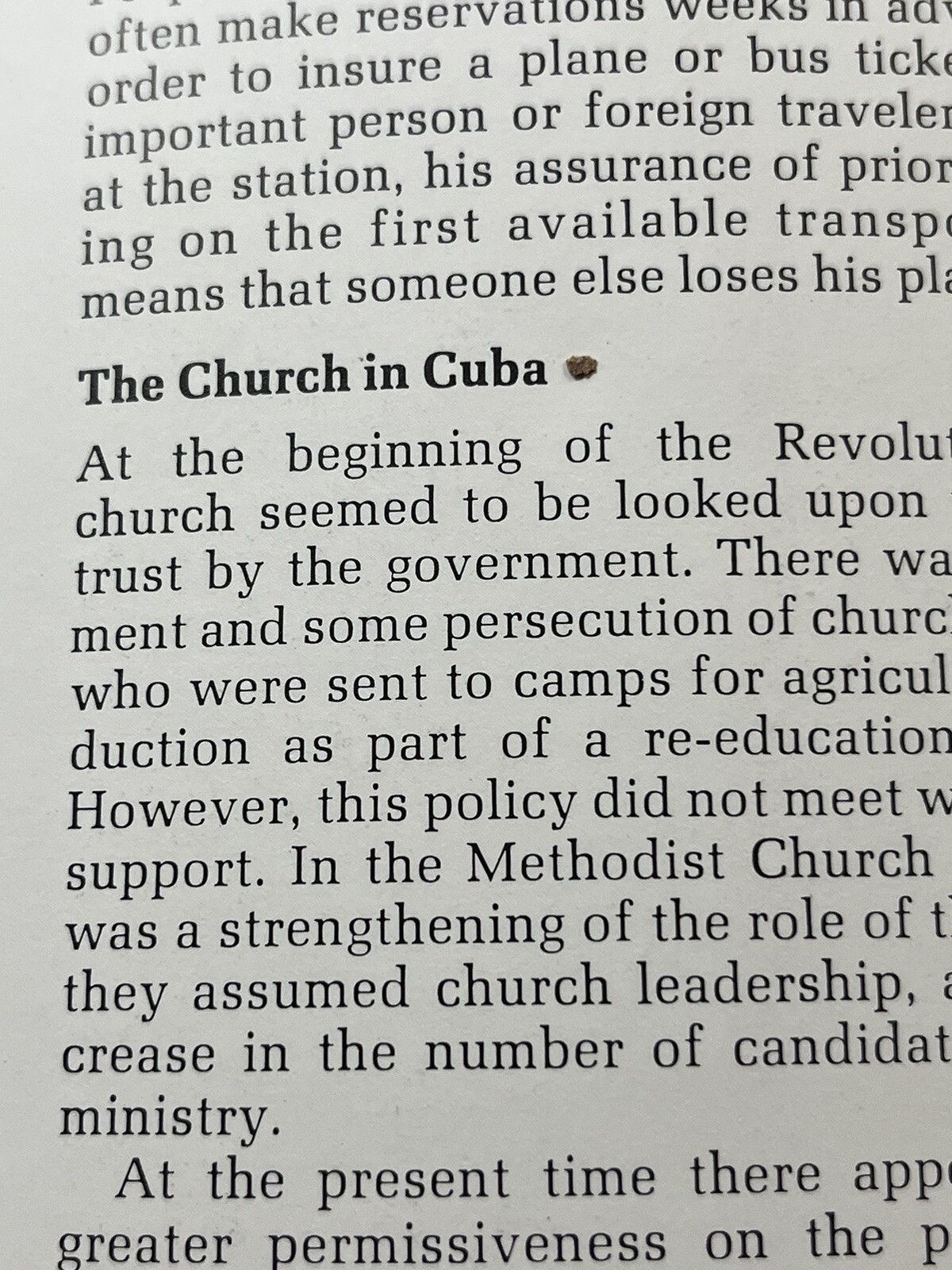 Fidel Castro Cuba Revolution Information Booklet Pamphlet Vintage