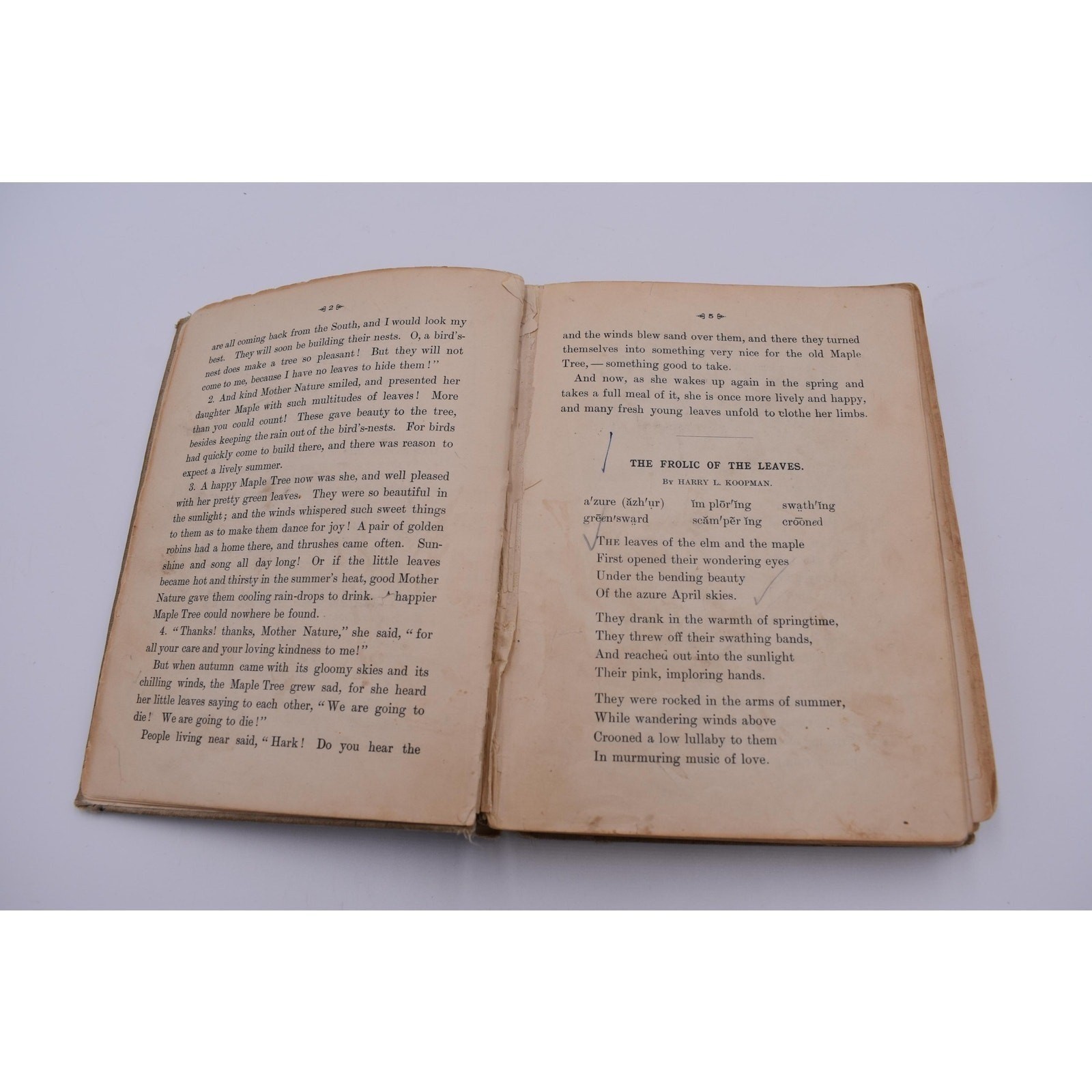 Antique 1900s School Reader: Cyr’s Fourth Reader, Ginn & Company, 1901