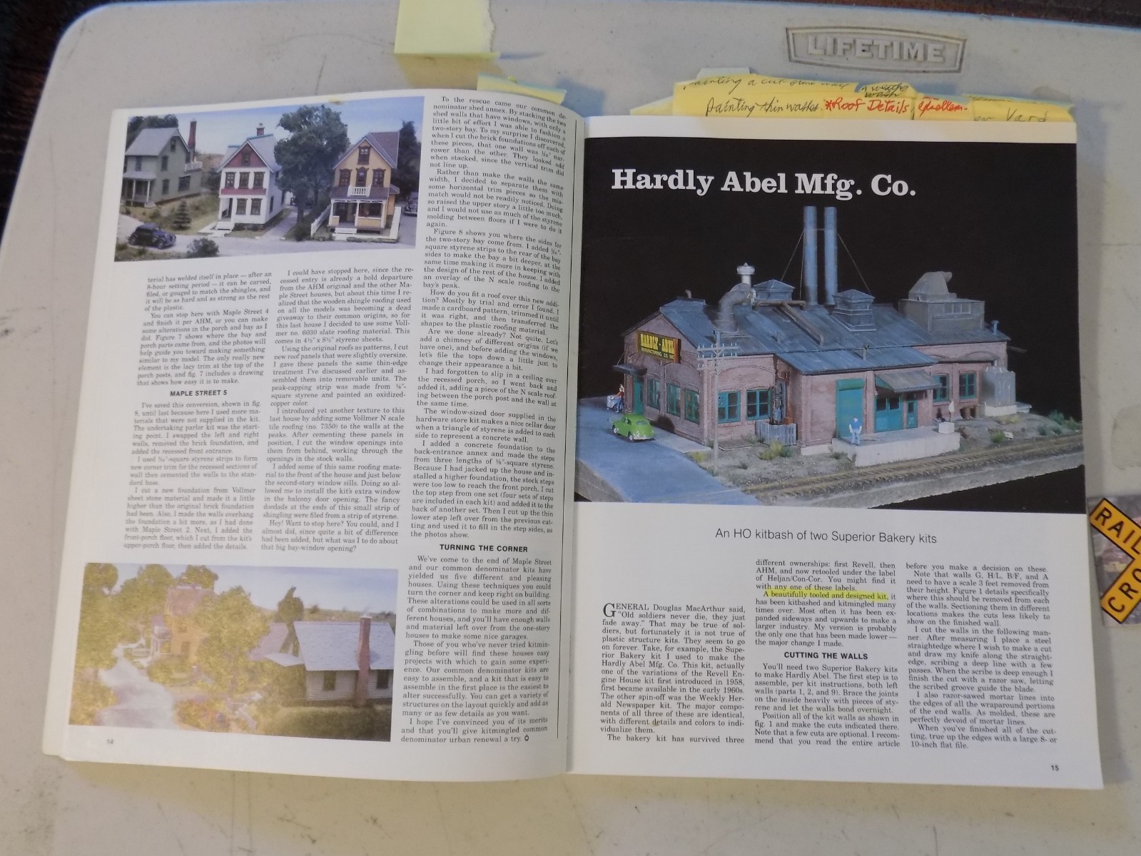 Model Railroader Kitbashing HO Model RR Struct’s Art Curren 1988 76pgs (060621)
