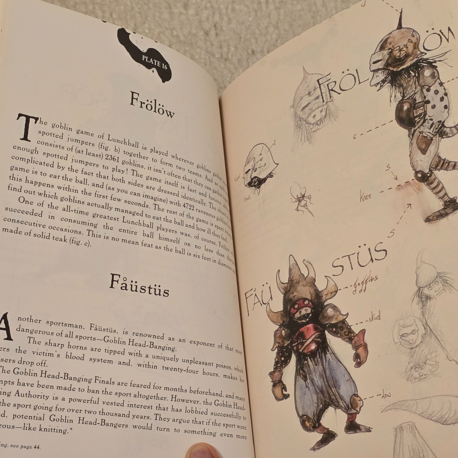 Goblin Companion A Field Guide to Goblins Art Book Fantasy Drawings Brian Froud