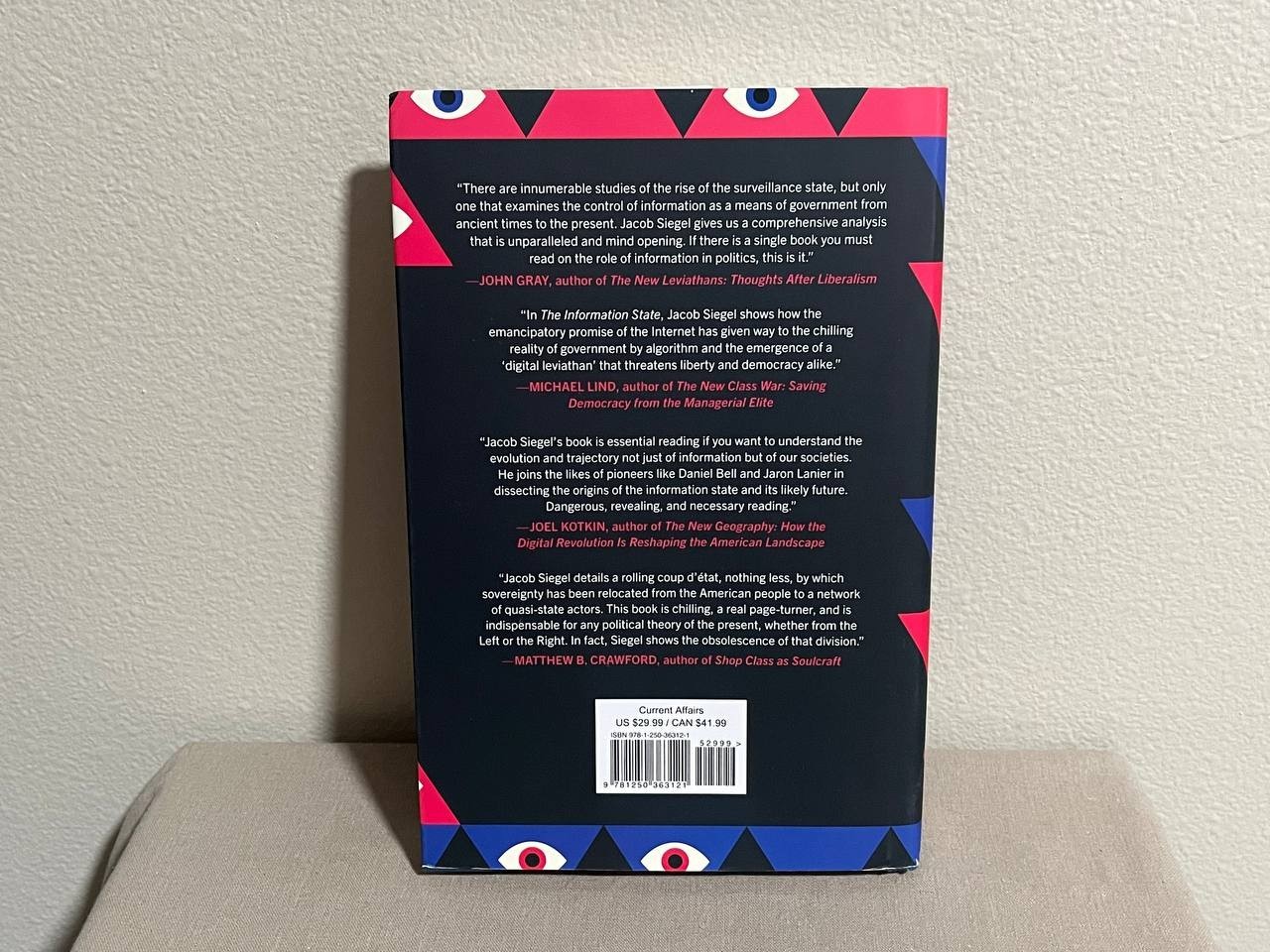 The Information State by Jacob Siegel – 2026 Brand New Hardcover