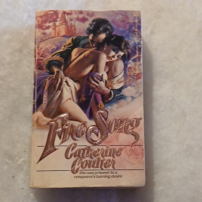 New American Library Fire Song Catherine Coulter Paperback Romance Novel 1985