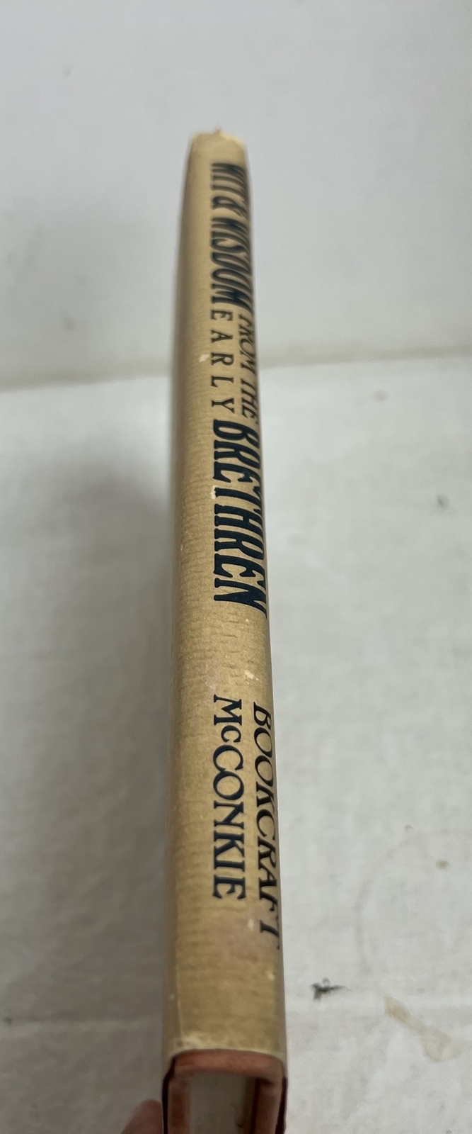 Wit & Wisdom from the Early Brethren INSCRIBED by Mark McConkie 1987 1ST PRINTNG