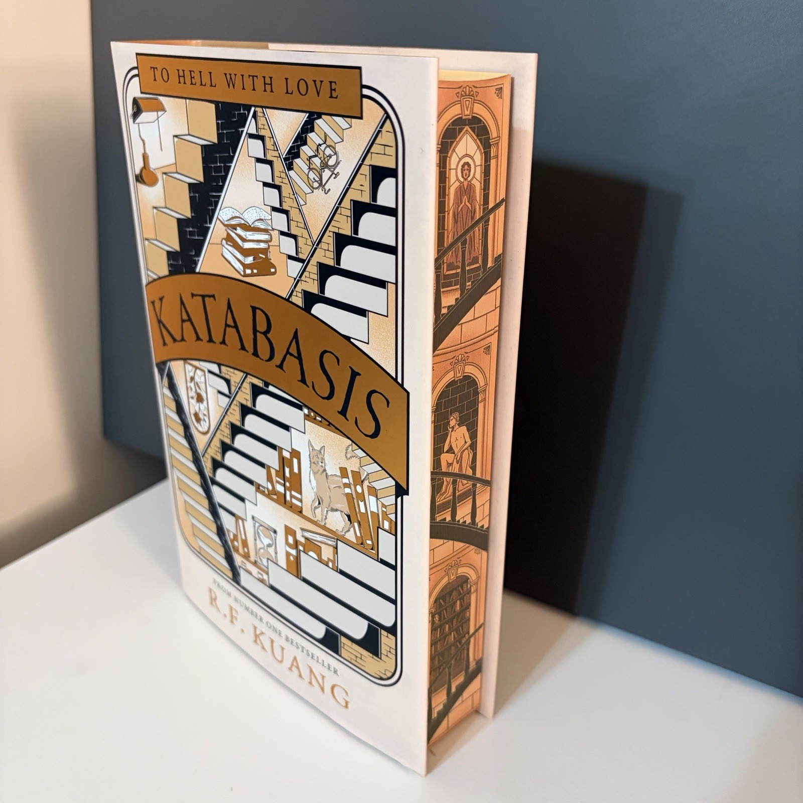 Fairyloot Exclusive Edition Katabasis by R. F. Kuang Hardcover Sprayed Edges