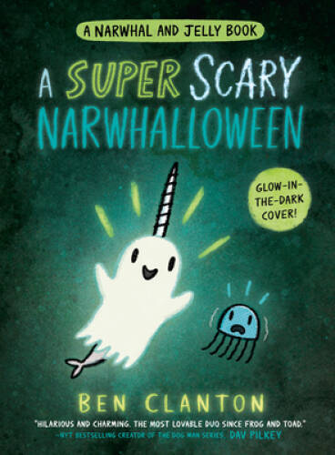 A Super Scary Narwhalloween (A Narwhal and Jelly Book 8) – Hardcover – GOOD