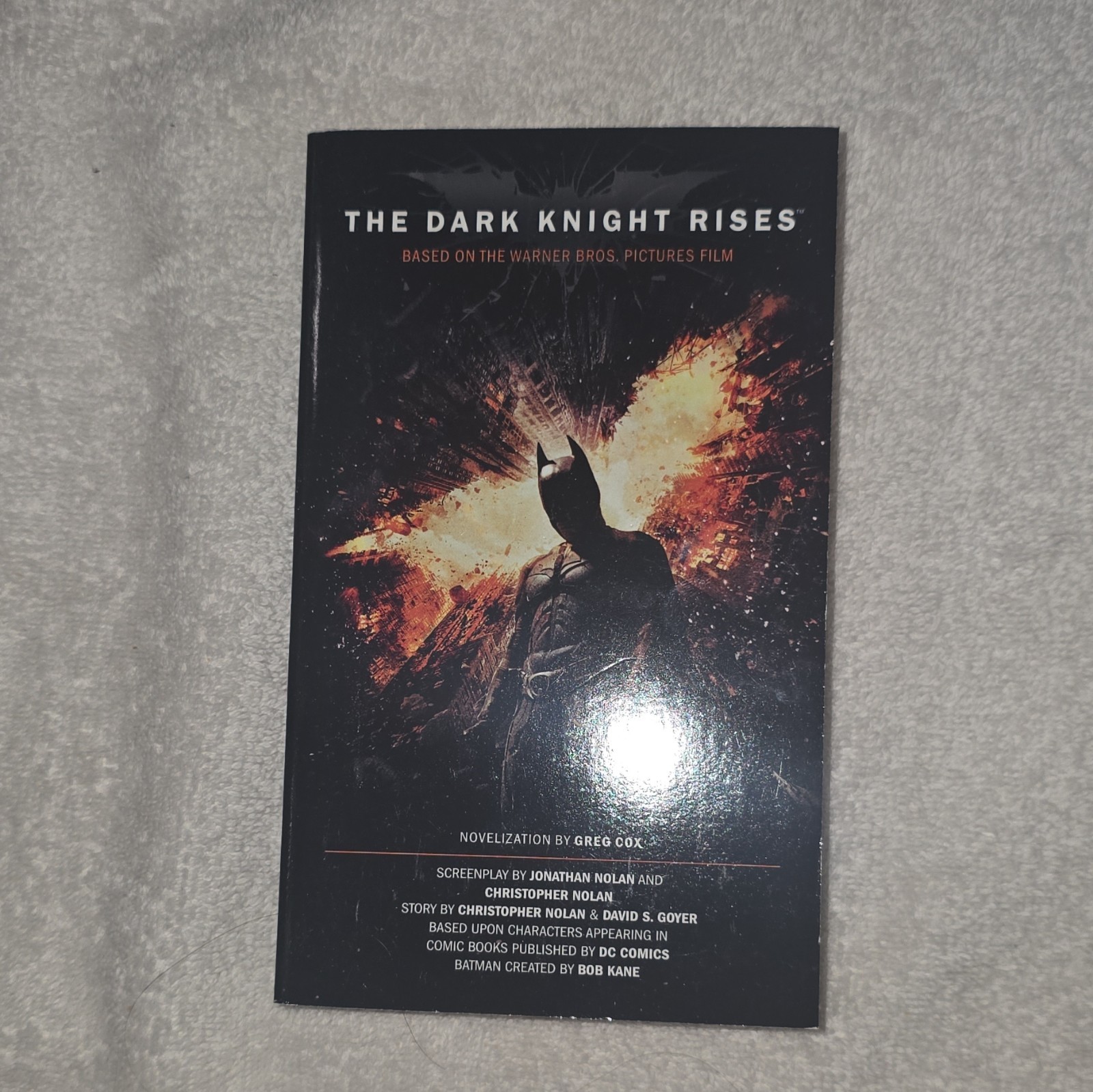The Dark Knight Rises Paperback Book by Greg Cox – Titan Books, Batman, English