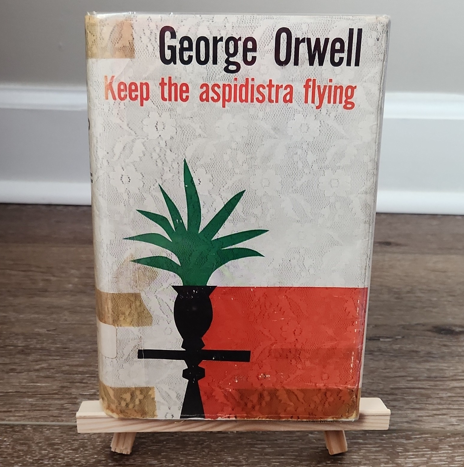 George Orwell Keep the Aspidistra Flying HC DJ Harcourt Brace Ex-Lib Vtg 1st Ed?