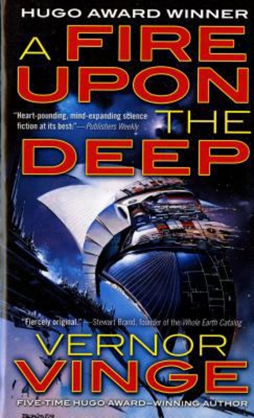 A Fire upon the Deep Mass Market Paperbound Vernor Vinge