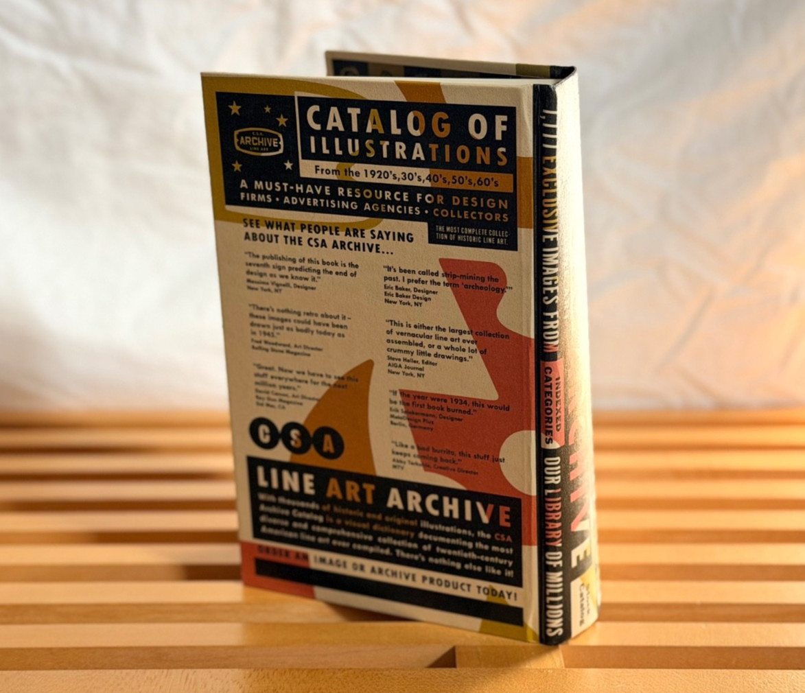 CSA Line Art Archive Vol 1 1995 First Edition Hardcover Stock Art Catalog
