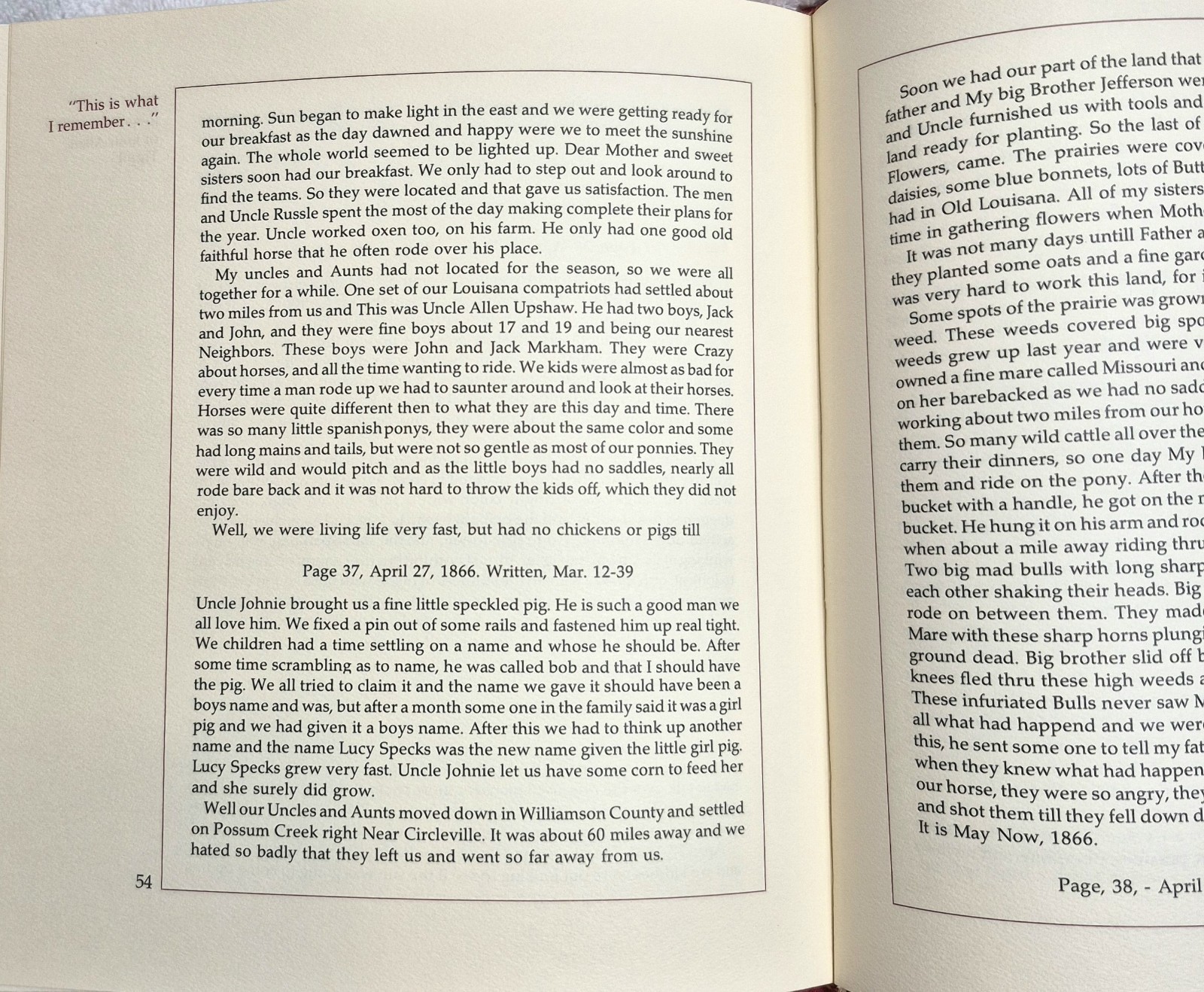 “This is What I Remember…” John Allen Tippit (1989 • Limited to 1000)