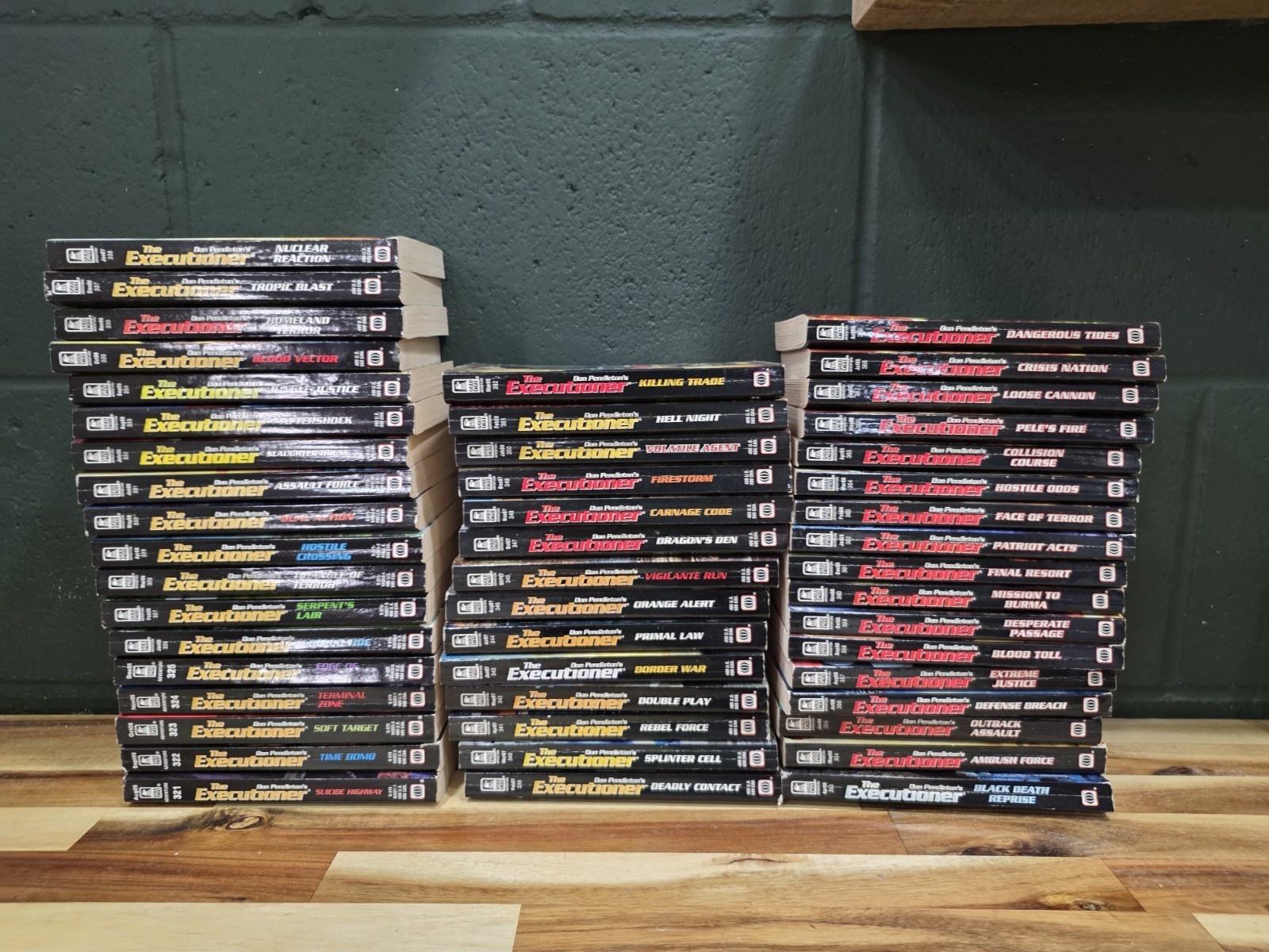 Set Series Lot of 49 Executioner books by Don Pendleton Mack Bolan 321-369