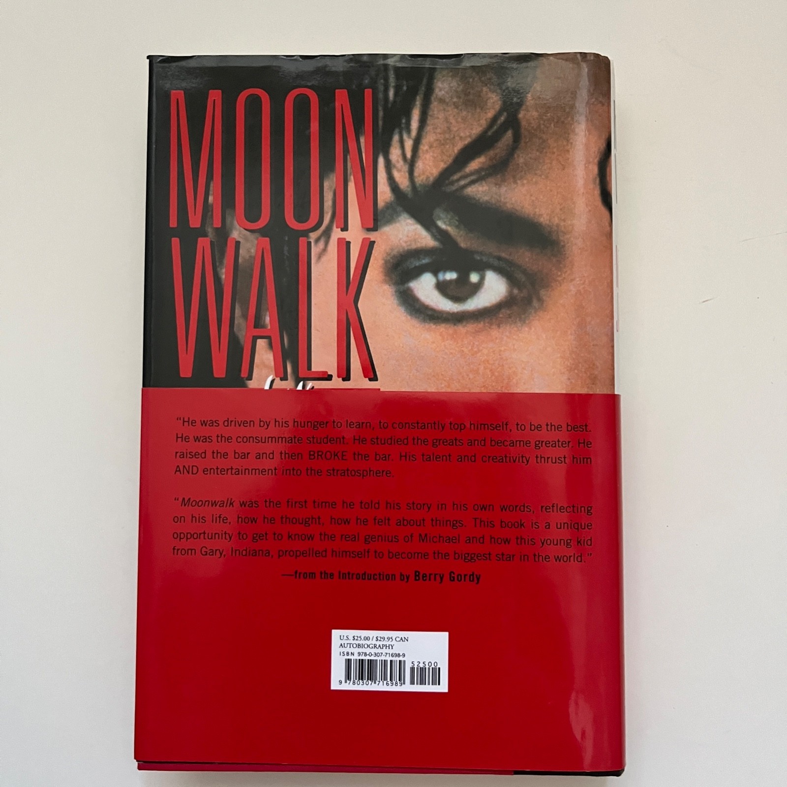 Michael Jackson Moonwalk First Revised Edition Book HIs Life – Hardcover 2009