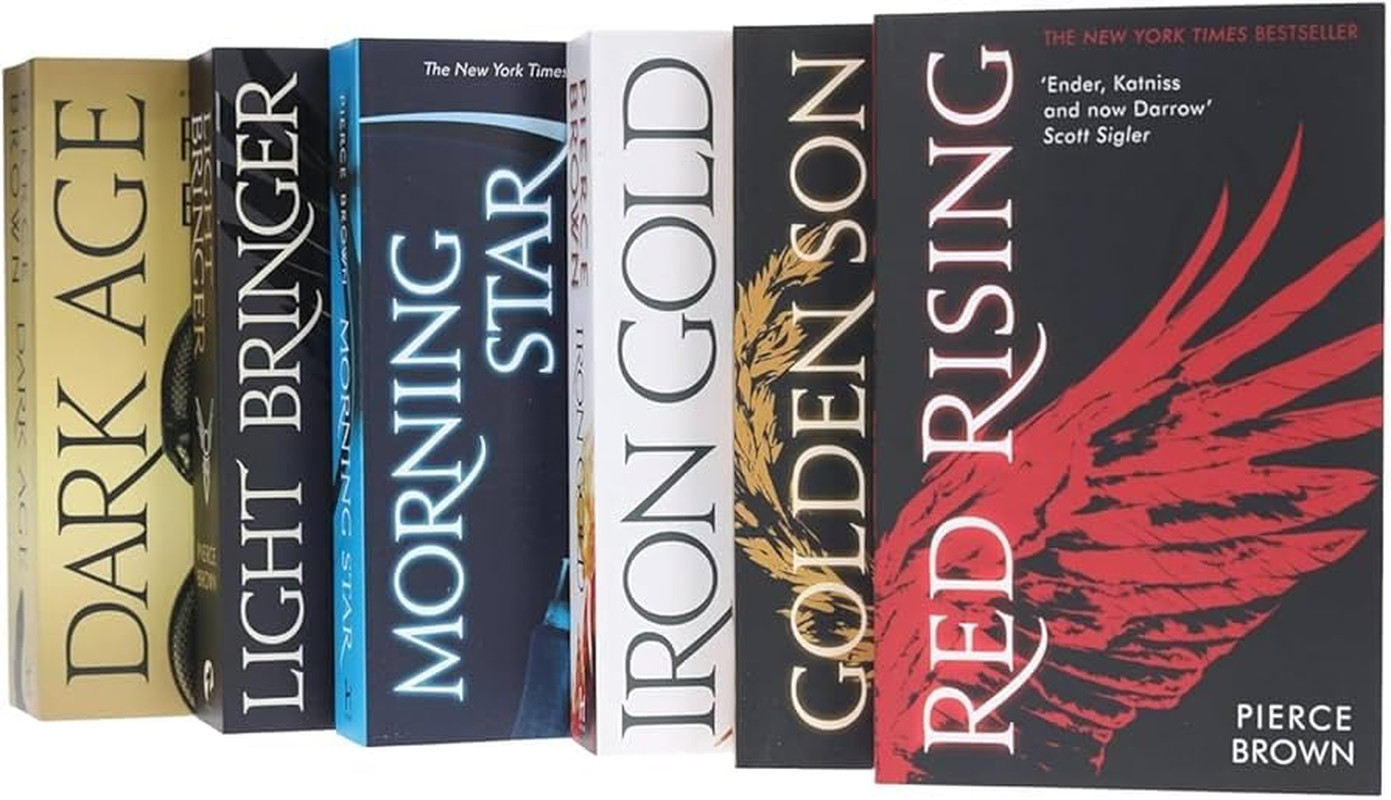 Red Rising Series 6 Books Set – Red Rising, Golden Son, Morning Star, Iron Gold,