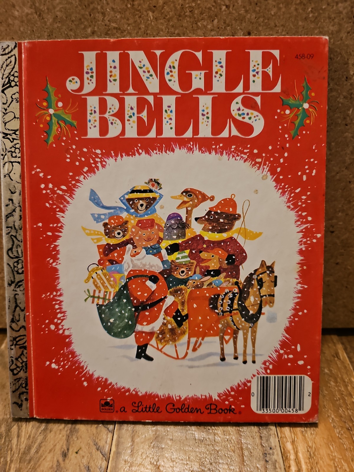 a Little Golden Book – Jingle Bells by Kathleen N. Daly (1964 , HB) #458-09