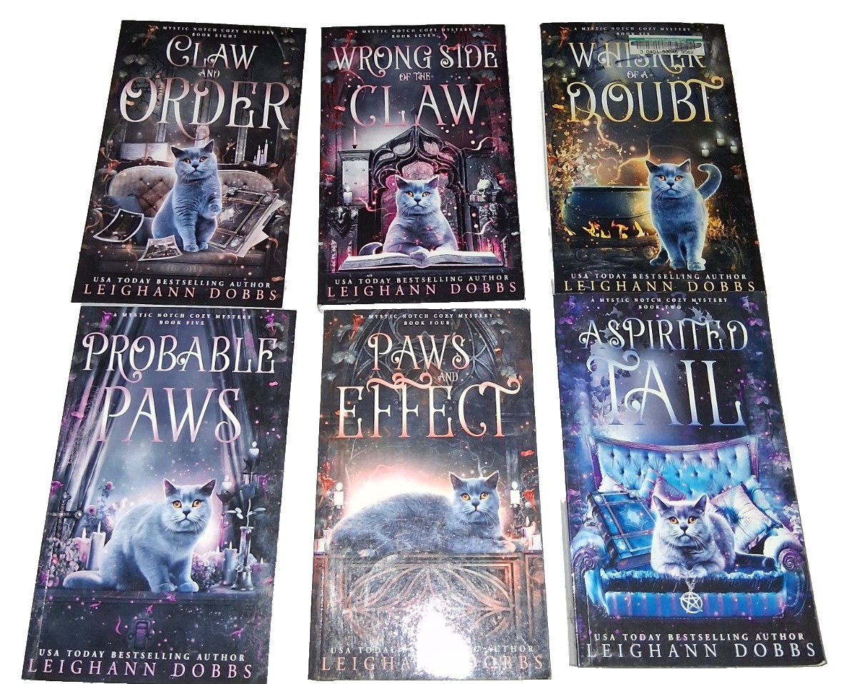Lot of 6 Mystic Notch 2 4 5 6 7 8 Leighann Dobbs Cozy Mystery Book Series