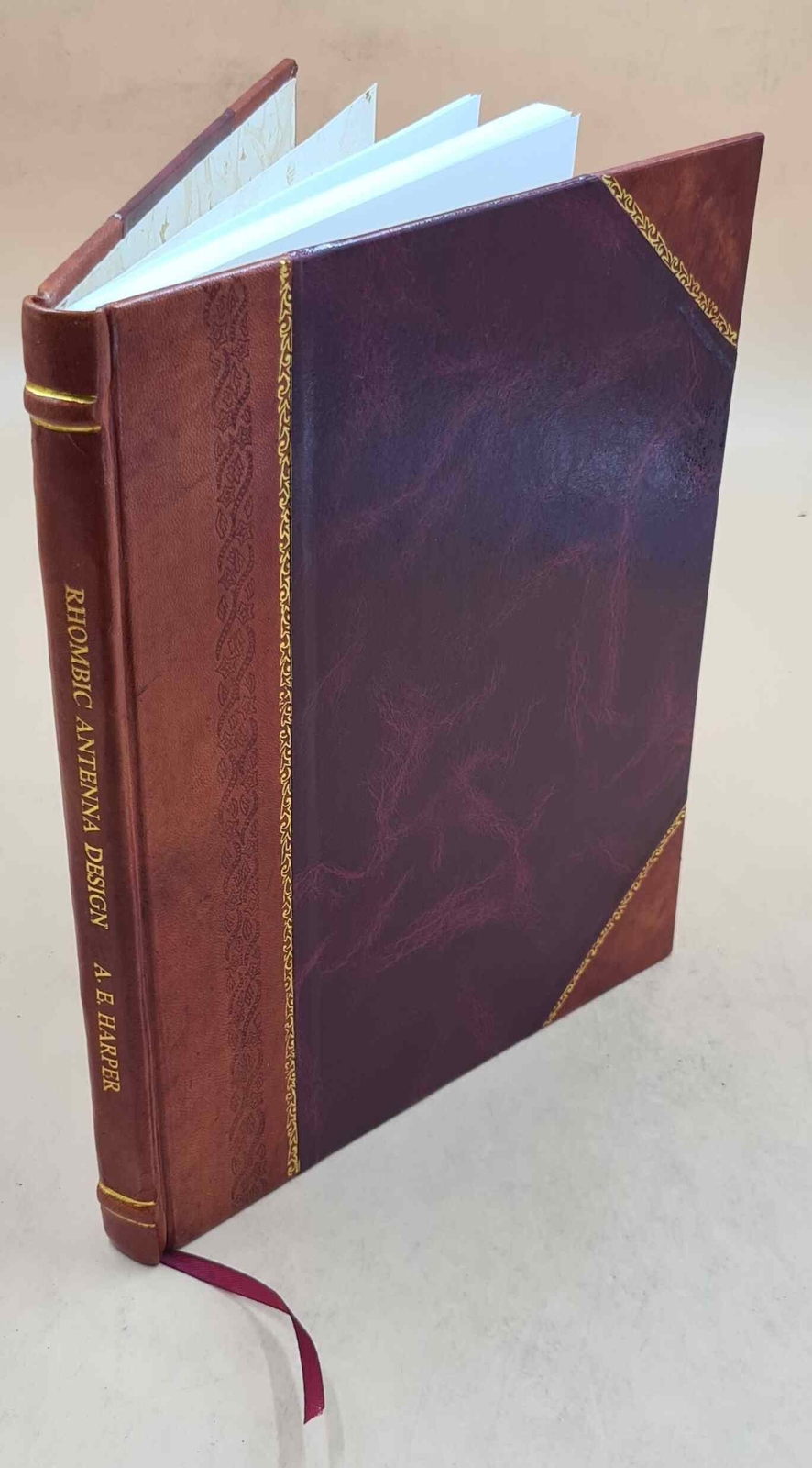 Rhombic Antenna Design / By A. E. Harper. 1941 [Leather Bound]