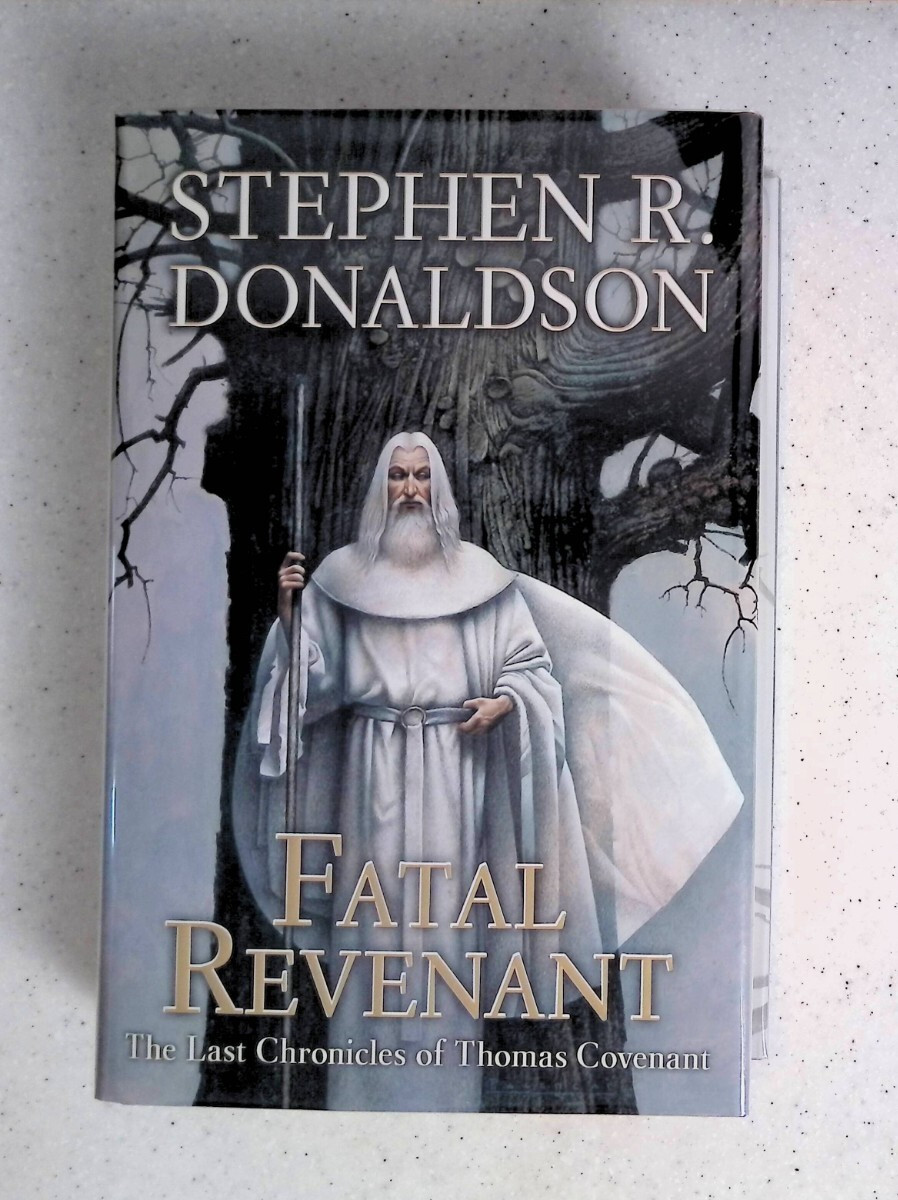 Fatal Revenant by Stephen R. Donaldson, Signed, Remaindered, 1st Edition, HC/DJ