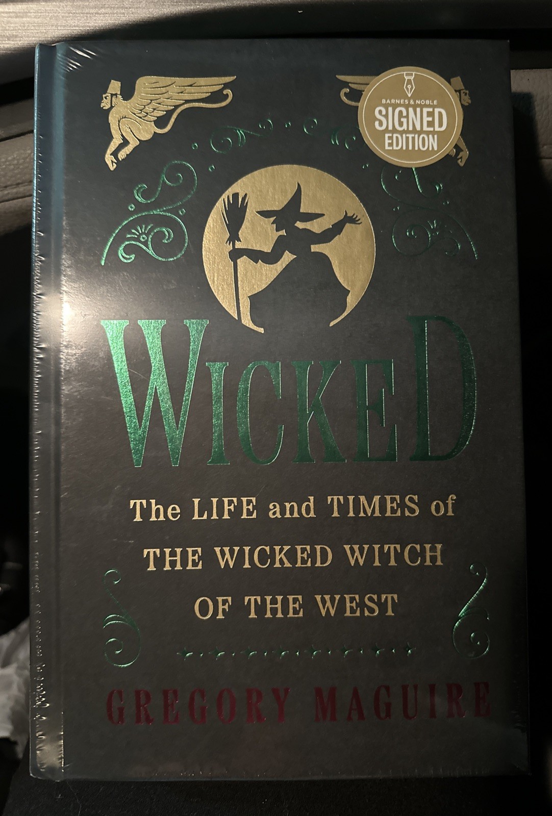 Wicked Collector’s Edition SIGNED BOOK By Gregory Maguire – SEALED