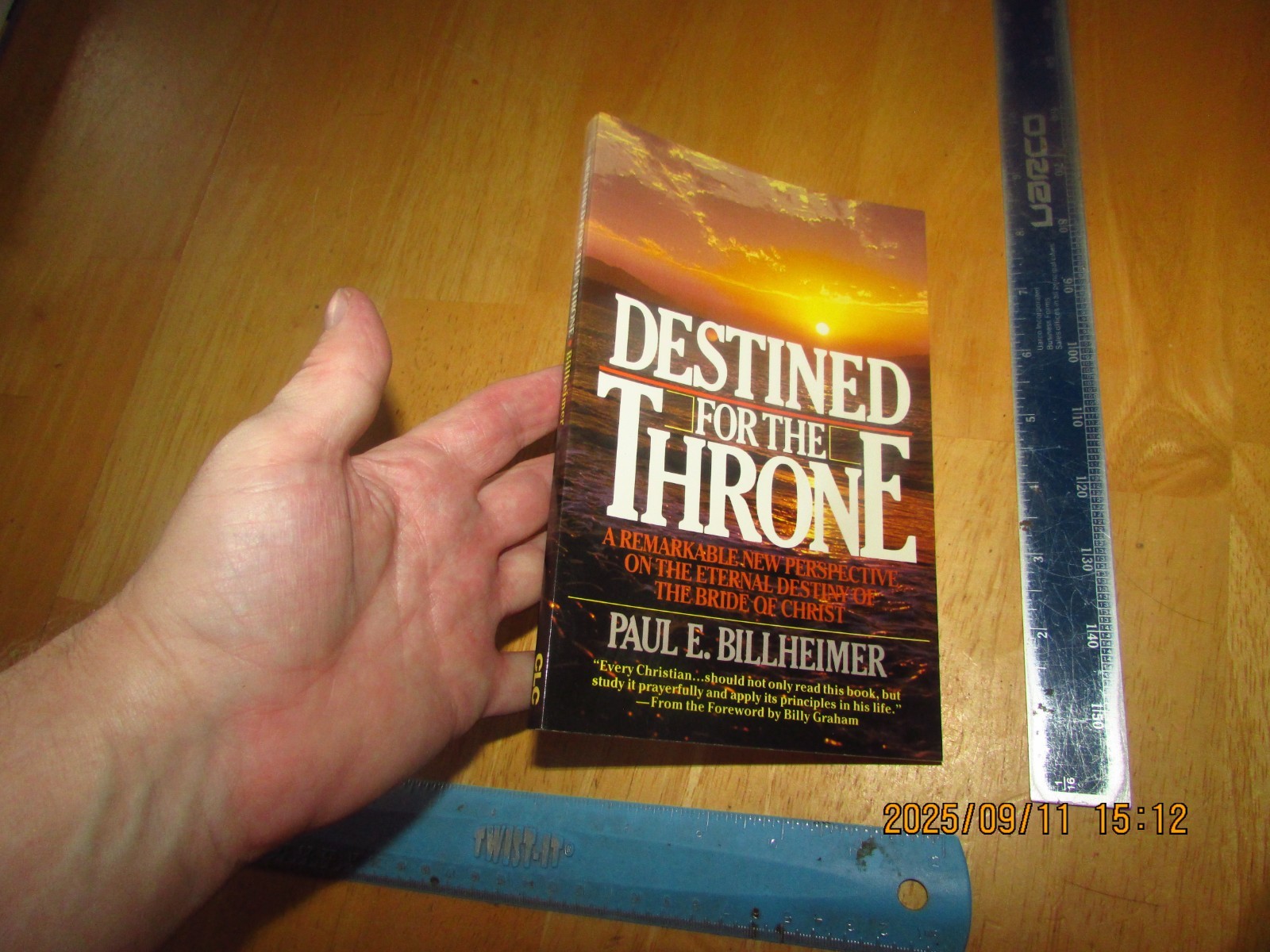 Destined for the Throne by Paul E. Billheimer (1983, Trade Paperback)