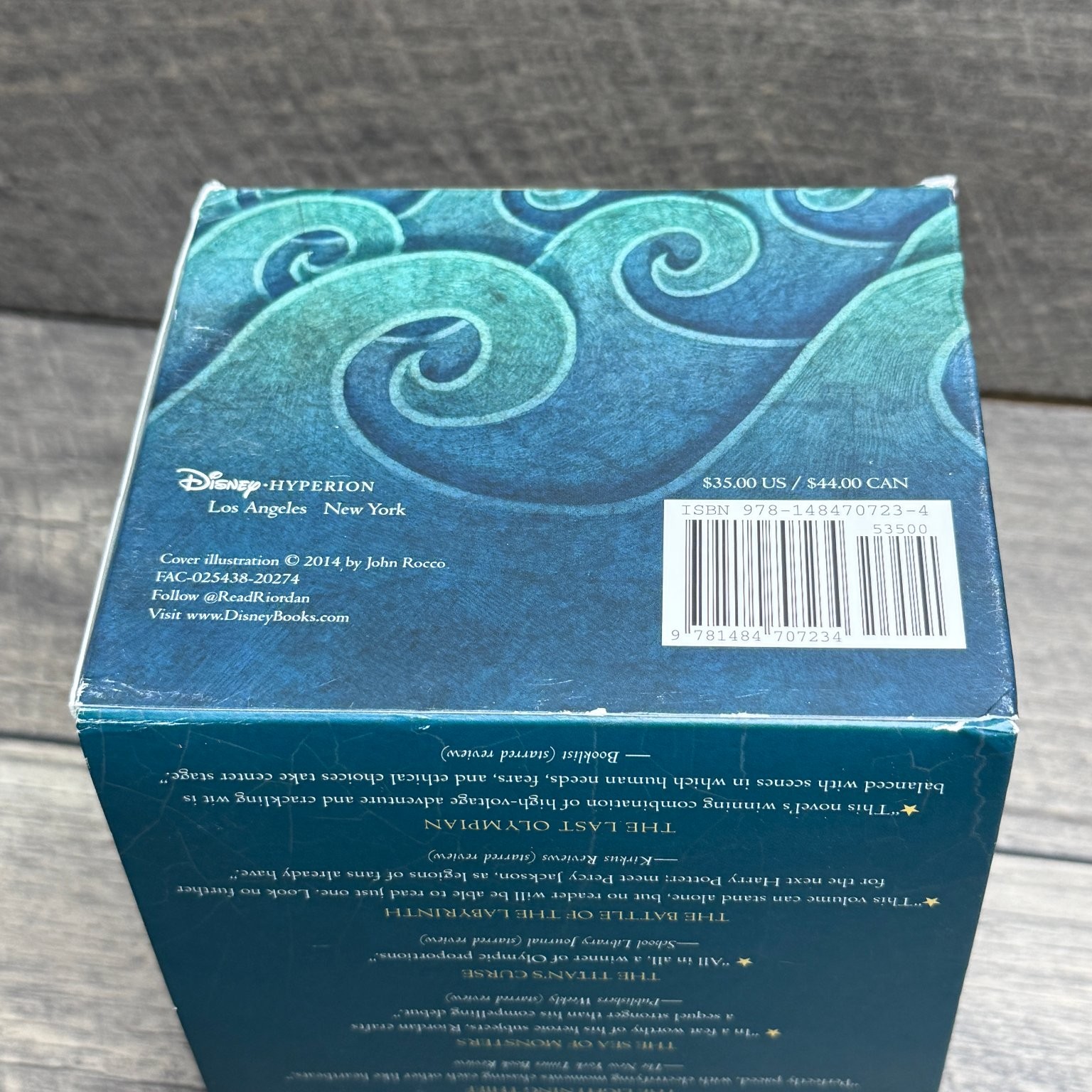 Percy Jackson & The Olympians Complete Series Rick Riordan Paperback Box Set 1-5