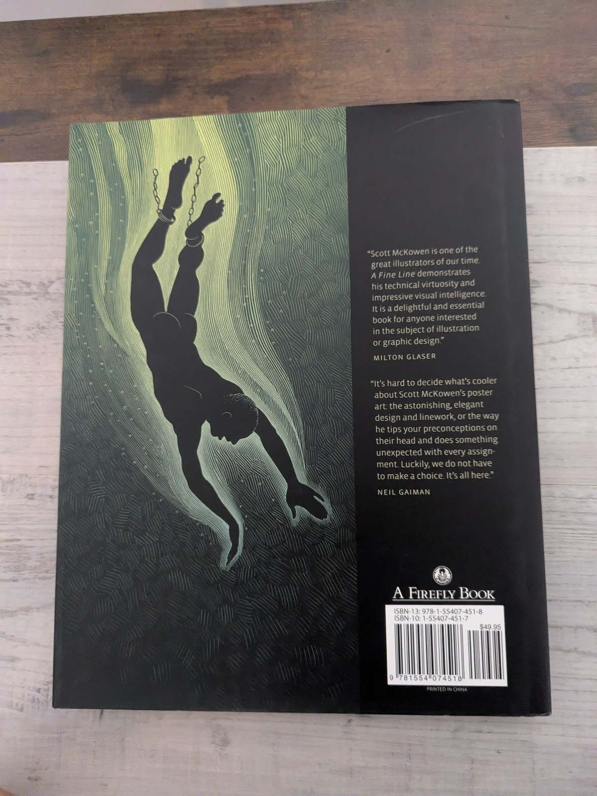 A Fine Line: Scratchboard Illustrations by Scott McKowen; S. McKowen – HC/DJ/VG