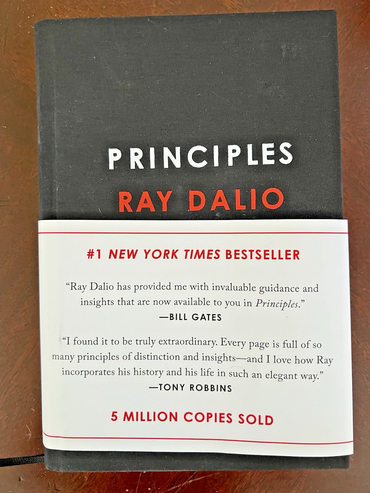 Principles: Life and Work Ray Dalio Hardcover With Half Dust Sleeve