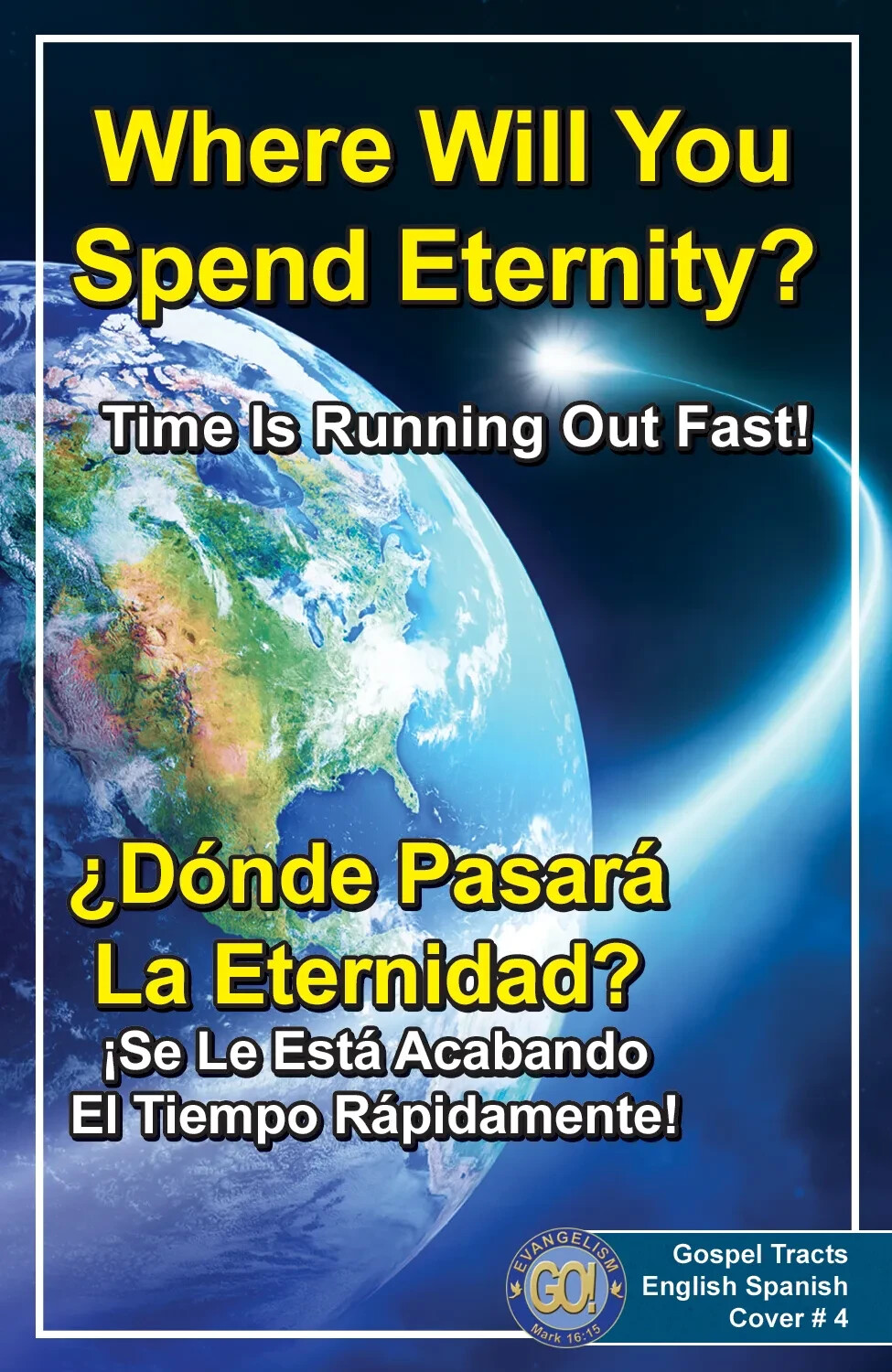 100 Bilingual Gospel Tracts – 4 Different Covers – 20 Pages – “Are You Ready?”