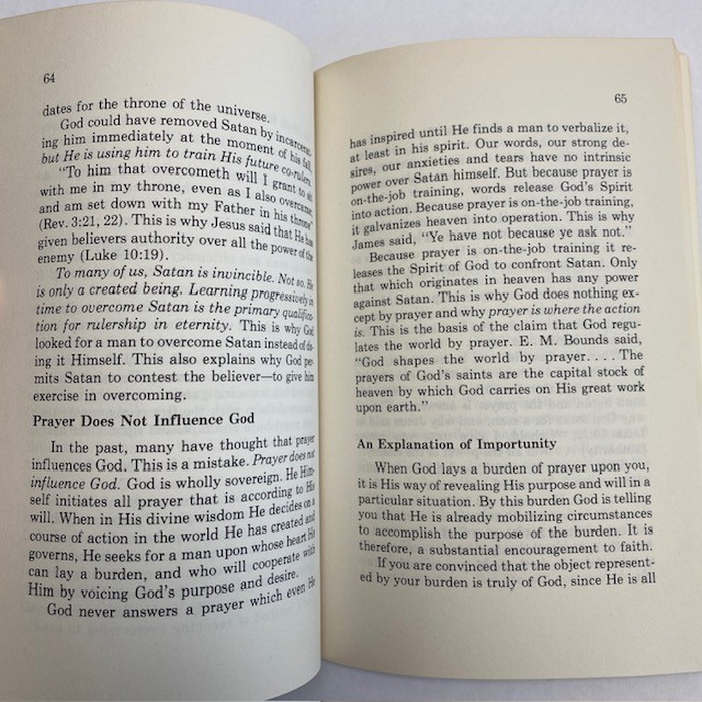 Destined to Overcome Paul E. Billheimer 1982 Paperback Spiritual Warfare Good