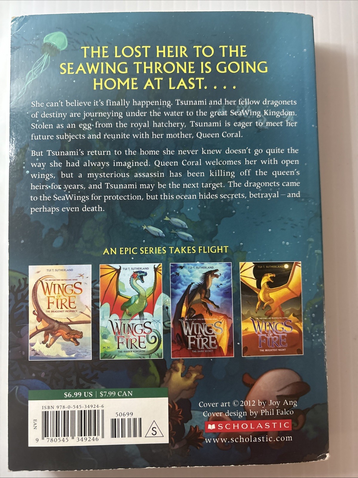 Tui T. Sutherland 6 Wings of Fire Books 1-6 In The Series