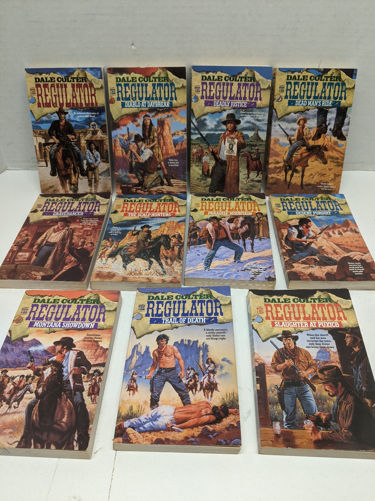 The Regulator Complete Series Books 1-9, 11-12 Western Paperbacks by Dale Colter
