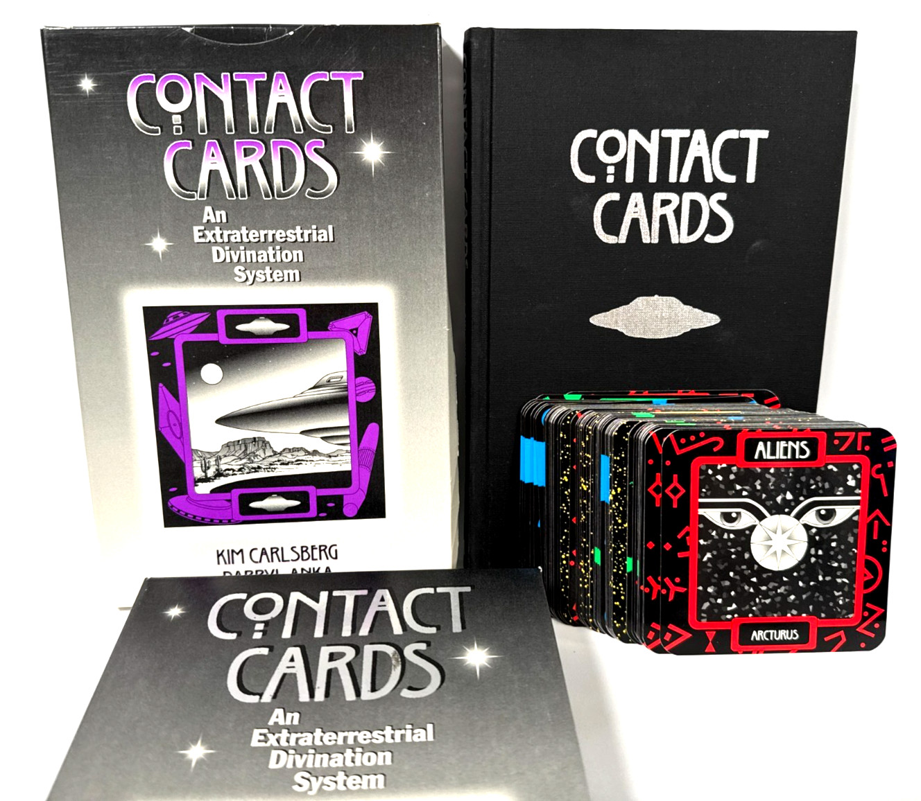 Contact Cards An Extraterrestrial Divination System COMPLETE w/ Book & All Cards