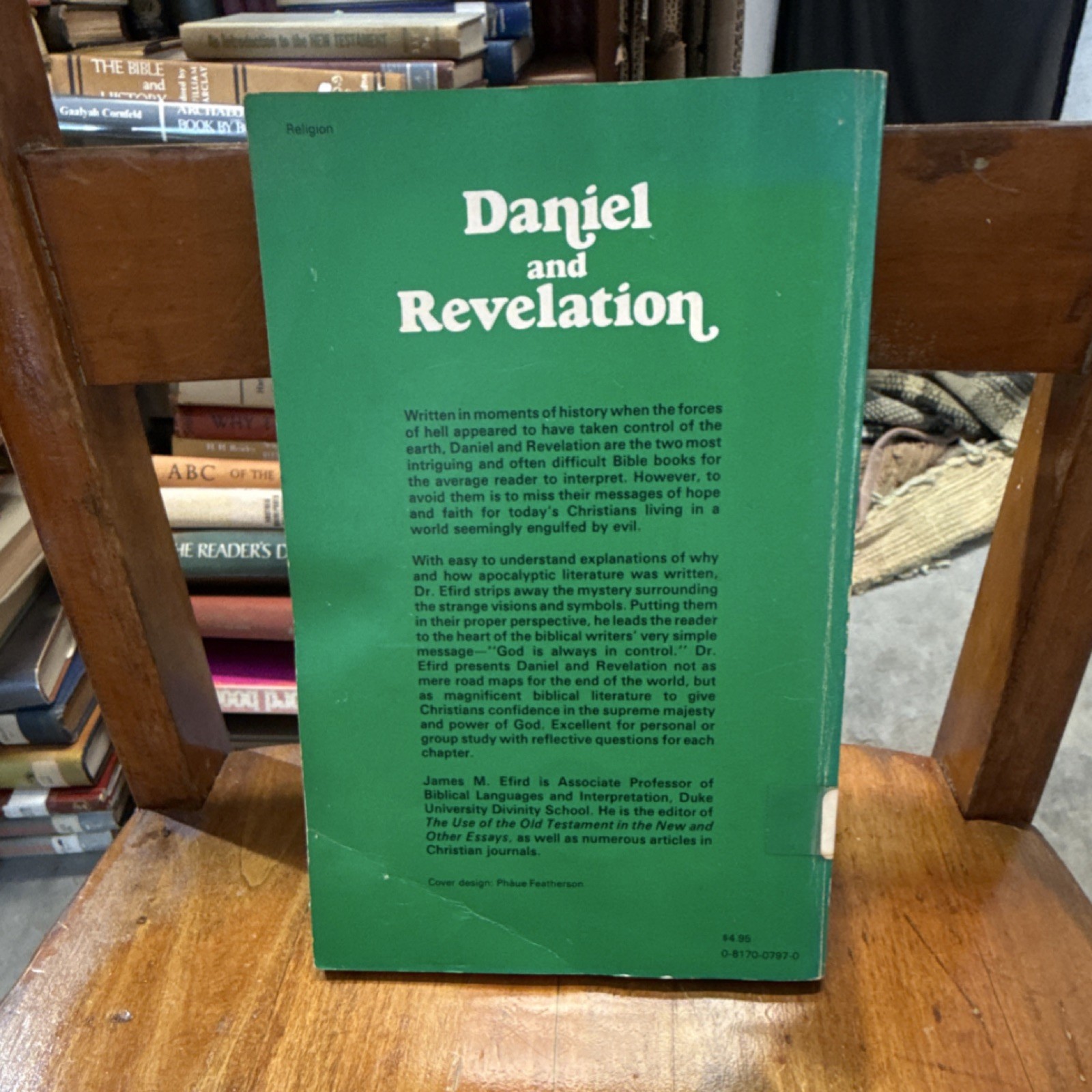 Daniel and Revelation James M. Efird Paperback Judson Press 1979 – vintage
