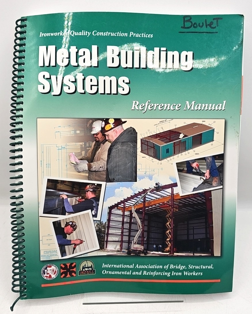 Metal Building Systems Reference Manual Student Workbook Blueprints