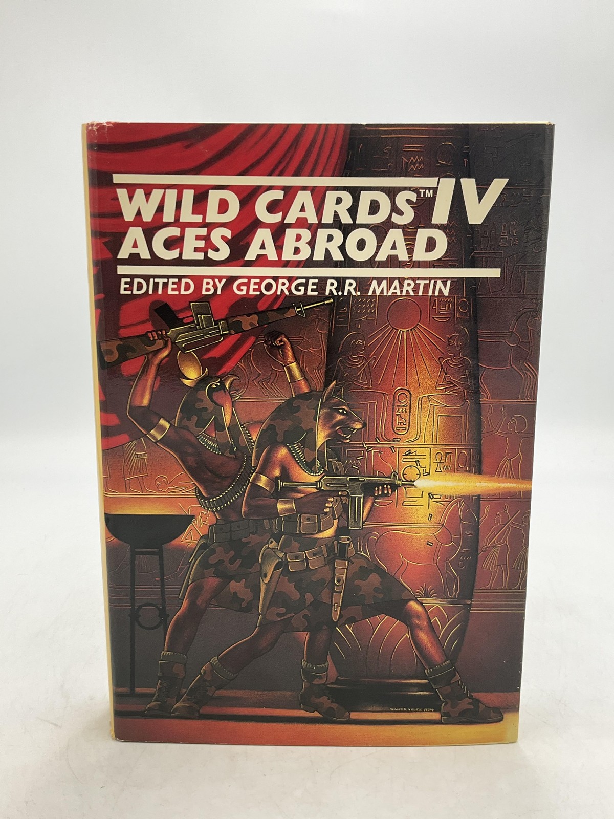 Vintage Wild Cards IV Aces Abroad George R.R. Martin Bantam books HC DJ 1988 USA