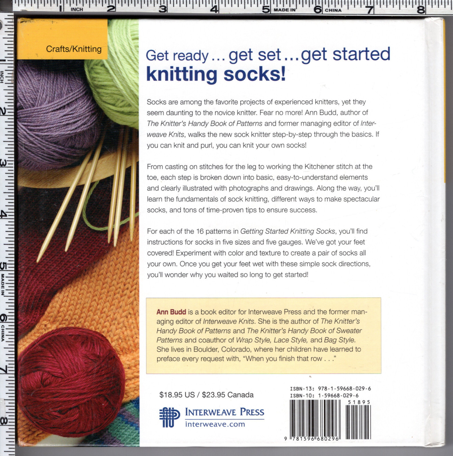Getting Started Knitting Socks Ann Budd Interweave Press 2007 135 Pages