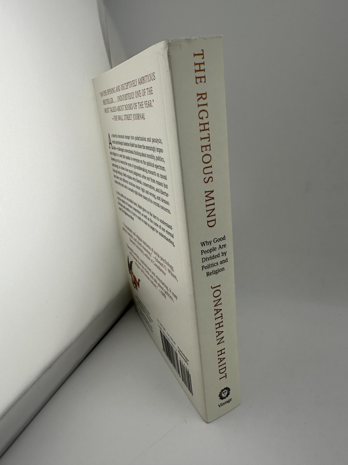 The Righteous Mind by Jonathan Haidt – Politics Religion Psychology (PB)