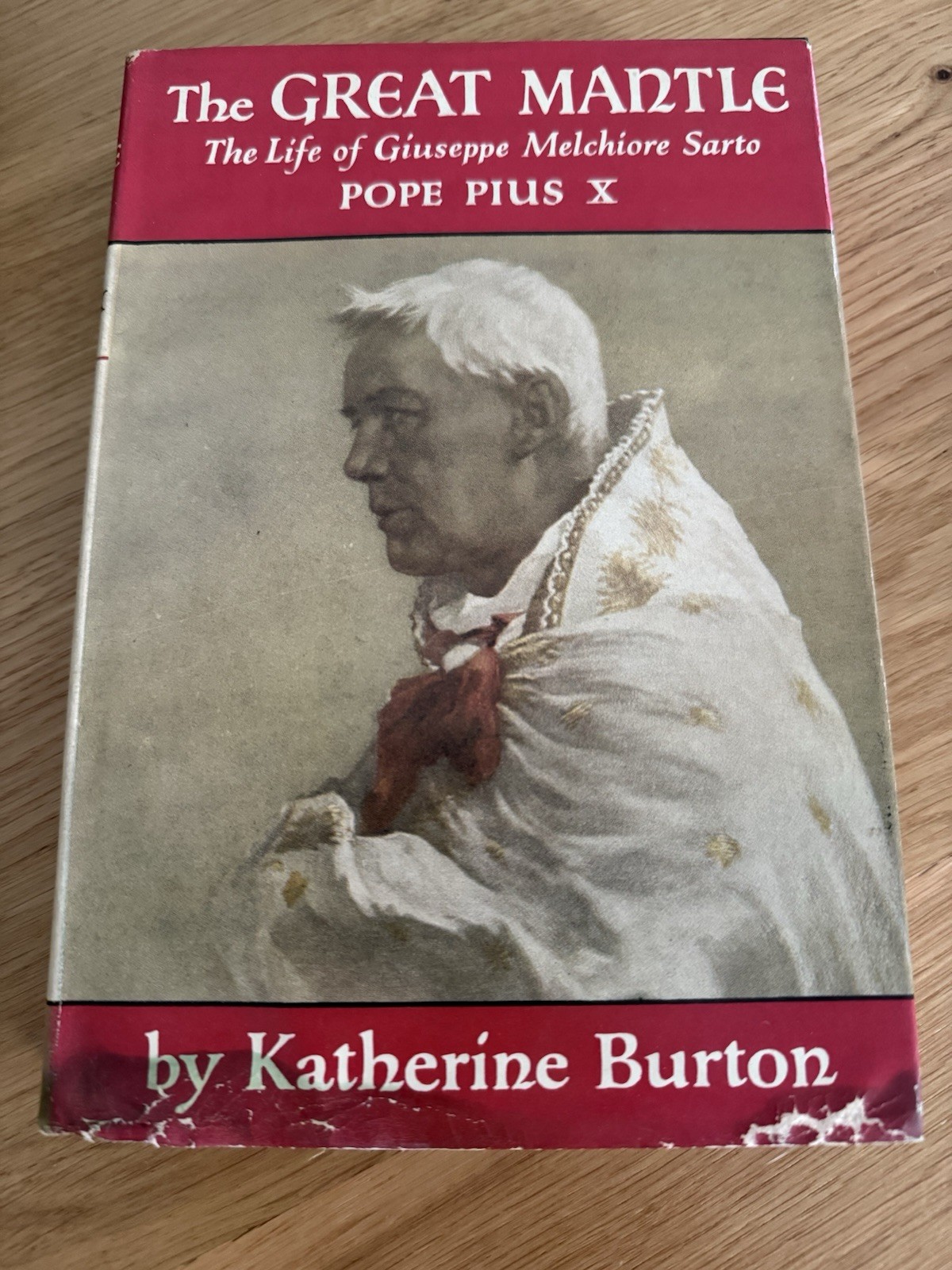 THE GREAT MANTLE Pope Pius X – Katherine Burton (hc/dj) 1951 Vintage Catholic