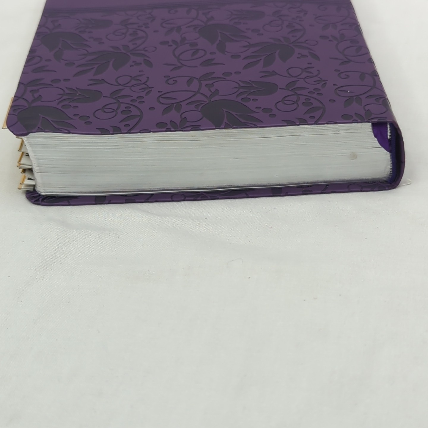 NIV Rainbow Study Bible Purple Lavender LeatherTouch Bold Line Holman Christian