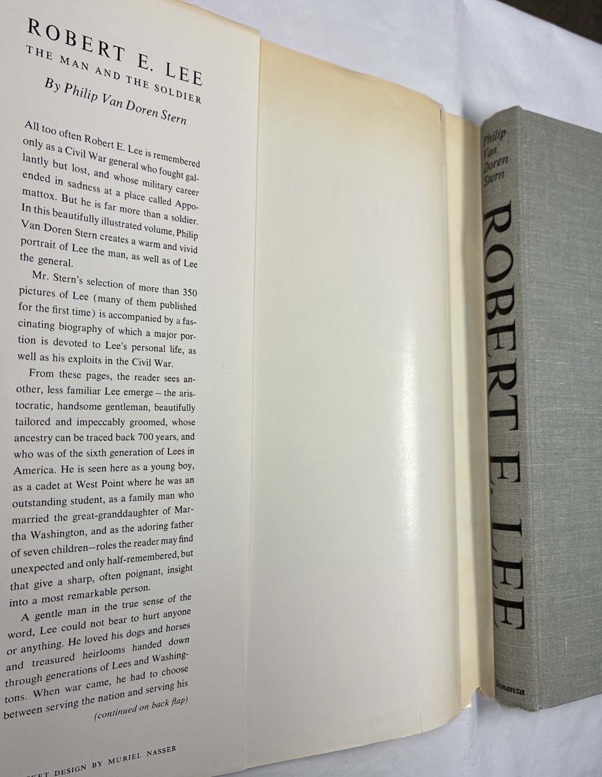 ROBERT E. LEE – The Man and the Soldier. Vintage 1963 HC/DJ. Von Doren Stern.