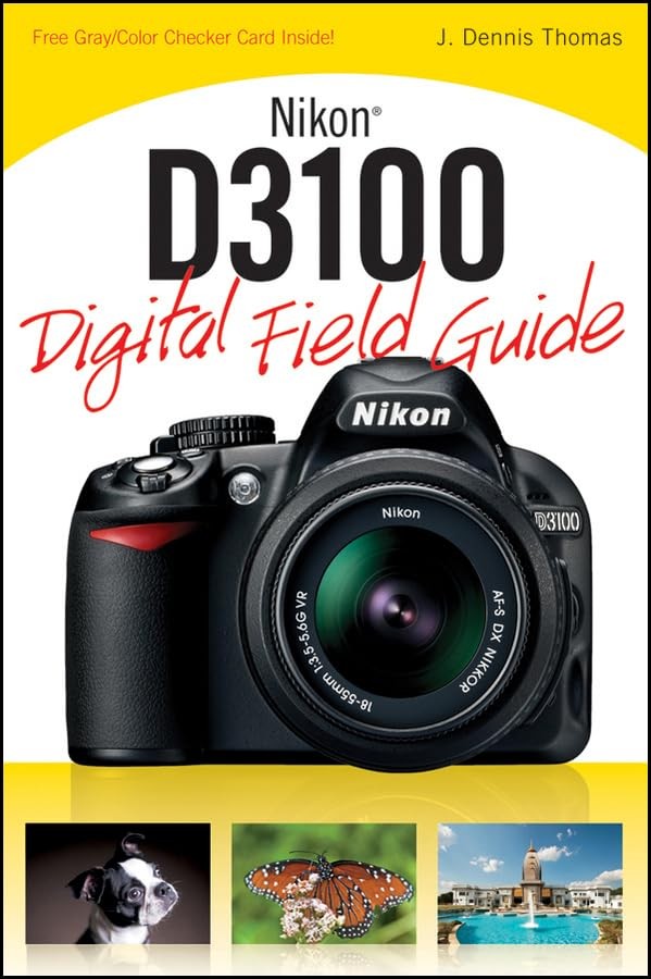 Nikon D3100 Digital Field Guide – Thomas, J. Dennis – Very Good – See condit…