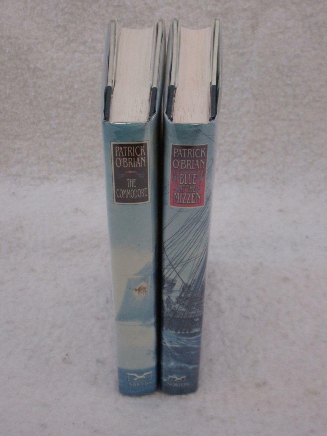Lot of 2 Patrick O’Brian THE COMMODORE & BLUE AT THE MIZZEN 1st Editions