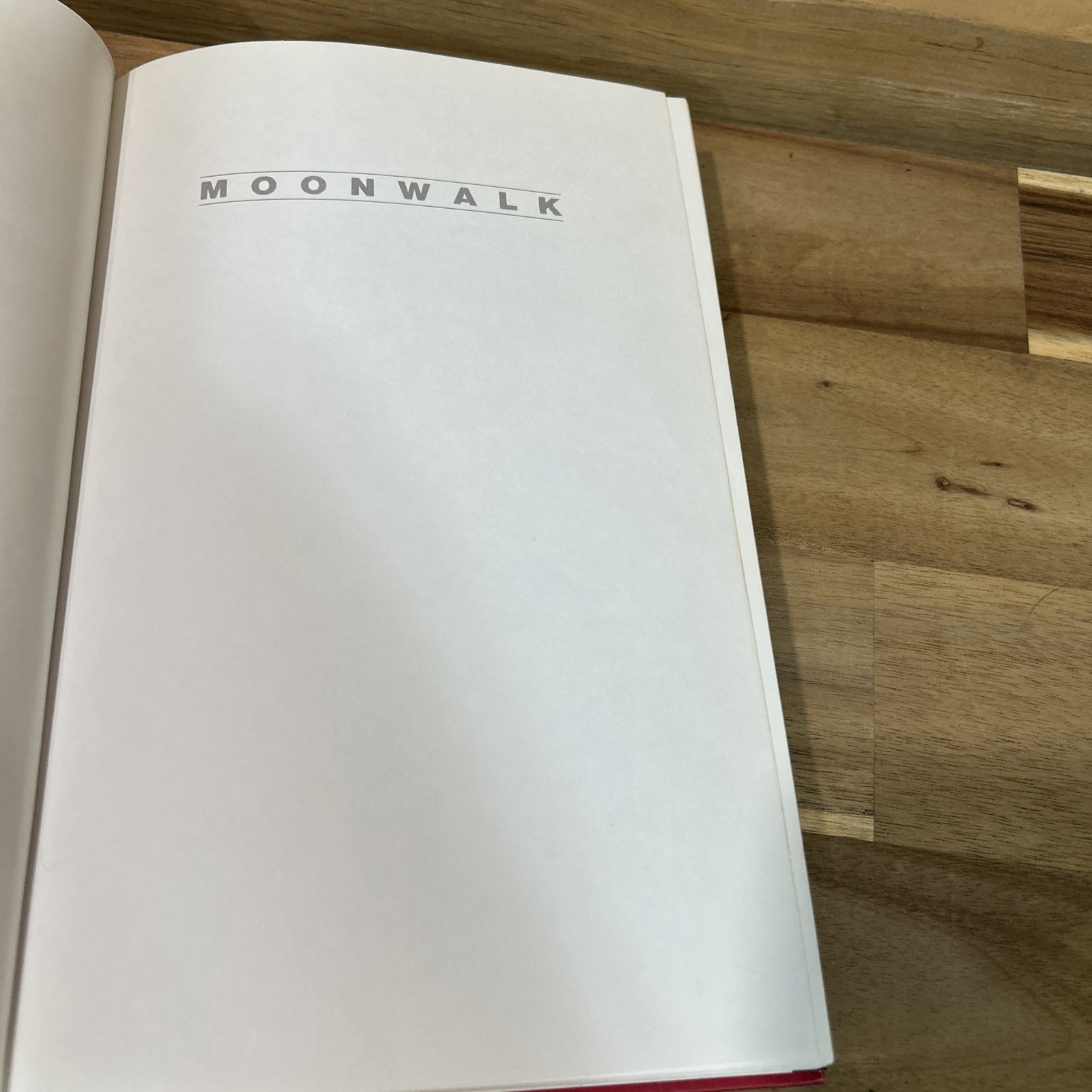 Moonwalk by Michael Jackson 1988 First Edition Hardcover Memoir Doubleday ******