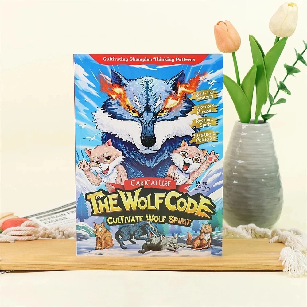 The-Wolf Code Cultivate Wolf Spirit Growth Mindset Children’s Book English