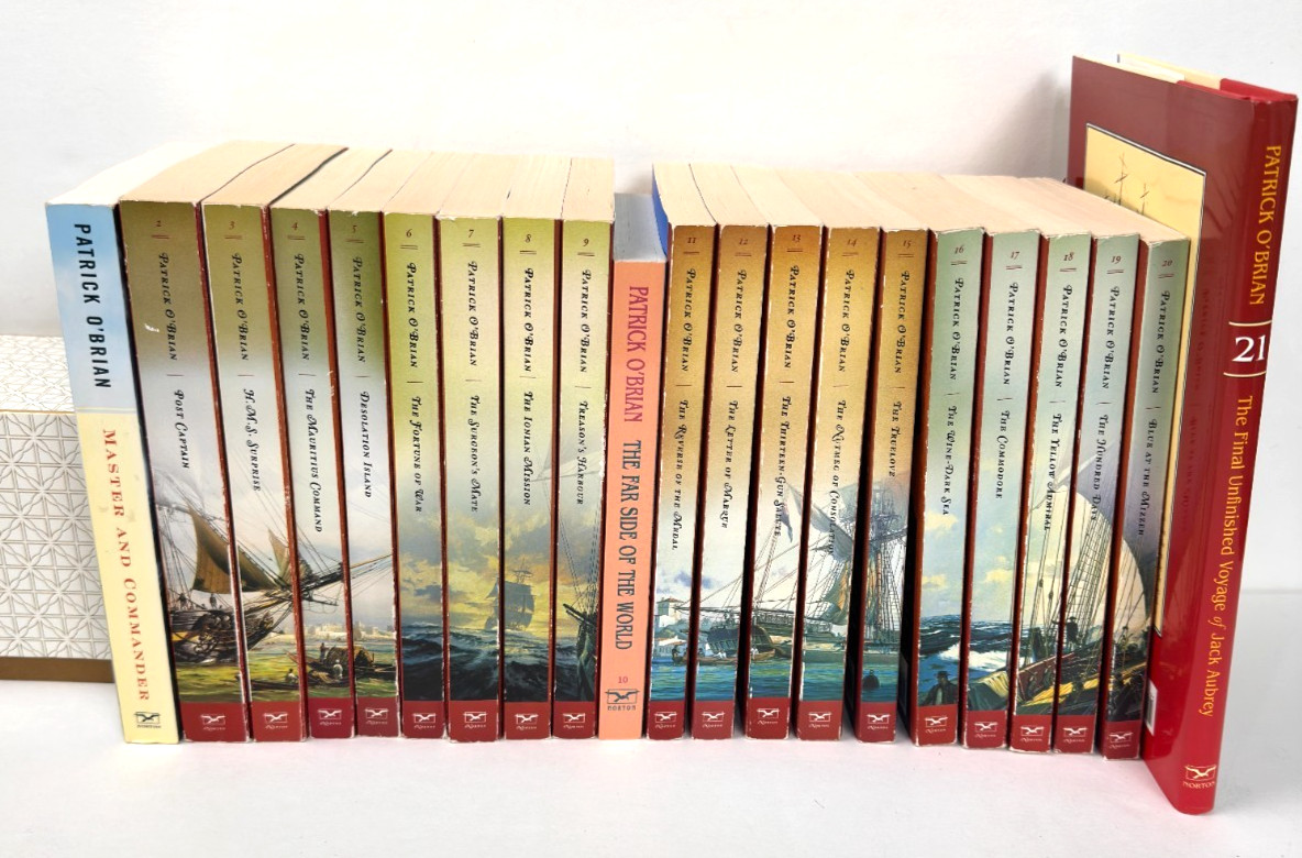 Aubrey & Maturin Master Commander Patrick O’Brian Complete Set Series Lot of 21